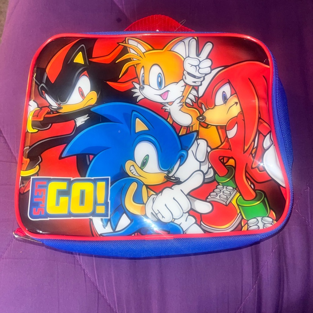 Sonic the Hedgehog Kids Lunch Box - Red and Blue